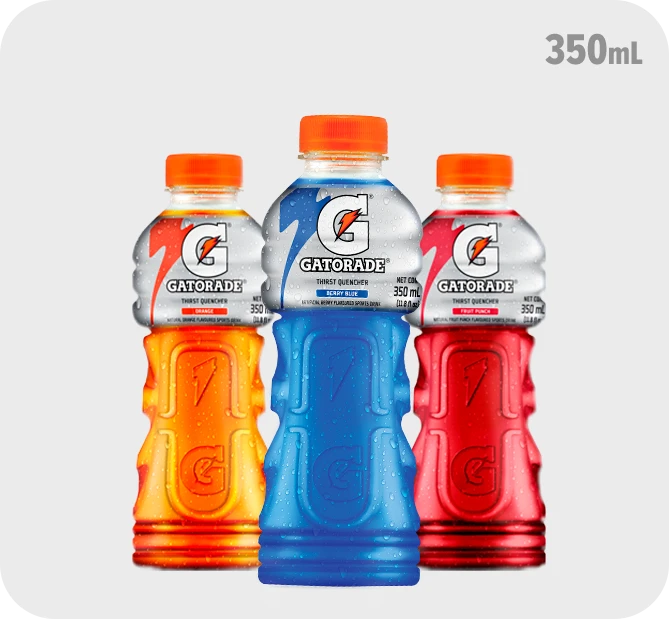 Gatorade 350 mL bottles
