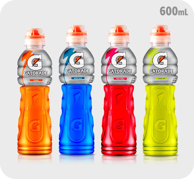 Gatorade 600 mL bottles